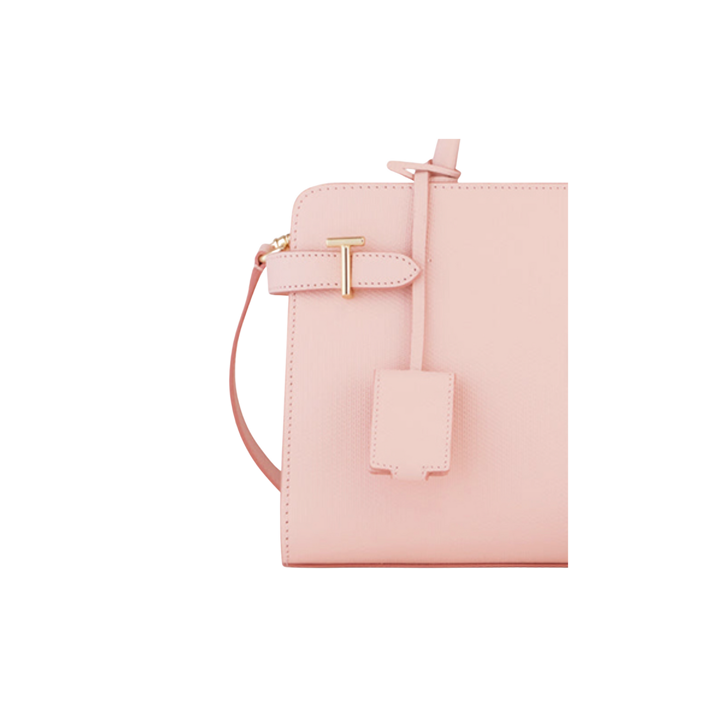 Rosé Business Tasche Damen – Elegante vegane Handtasche mit Gold