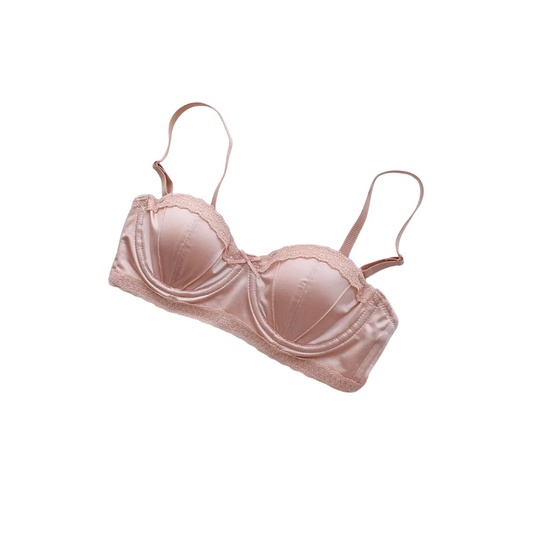 2025 New French girly underwire push-up bra Sweet lace edge half cup lingerie women's thin cup with anti-sagging bra set